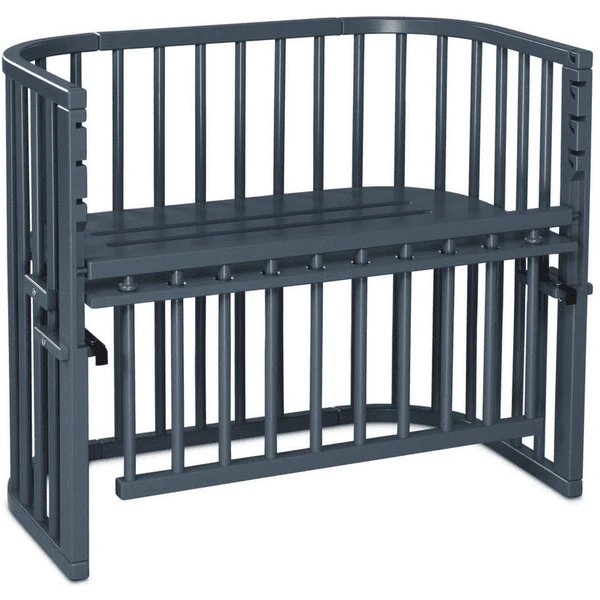 Babybay Beistellbett Maxi Comfort Plus Schiefergrau Lackiert 1 Babybay Beistellbett Maxi Comfort Plus Schiefergrau Lackiert