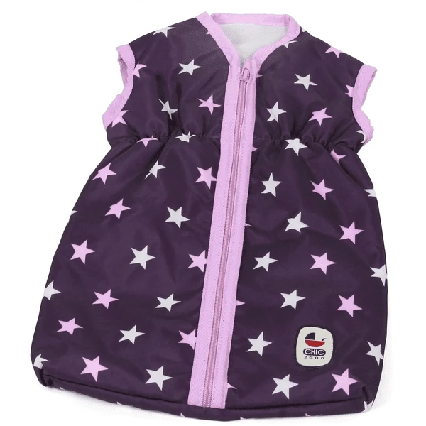 BAYER CHIC 2000 Puppen-Schlafsack Stars Lila 1 BAYER CHIC 2000 Puppen-Schlafsack Stars Lila