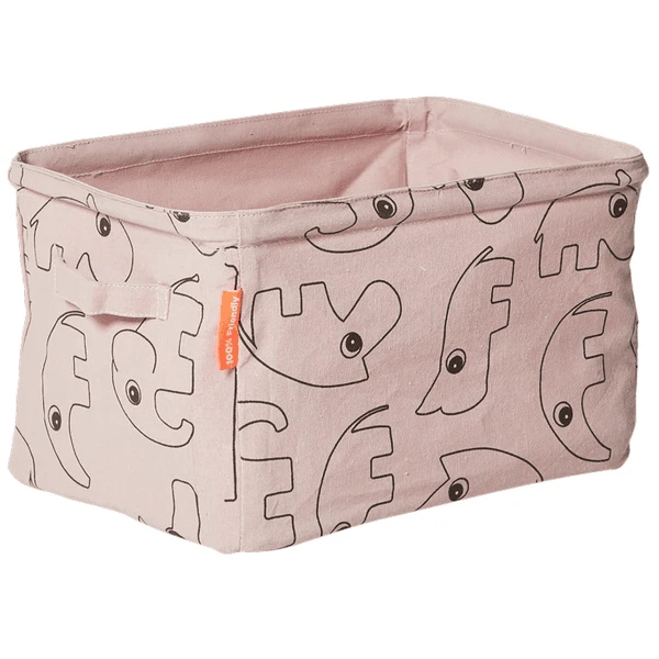 Done By Deer™ Aufbewahrungsbox Aus Stoff, Rosa 1 Done By Deer™ Aufbewahrungsbox Aus Stoff, Rosa