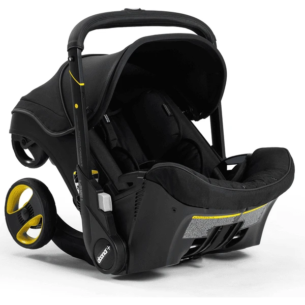 Doona Babyschale Midnight Edition Schwarz Mit Voll Integriertem Fahrgestell, 2 In 1 1 Doona Babyschale Midnight Edition Schwarz Mit Voll Integriertem Fahrgestell, 2 In 1