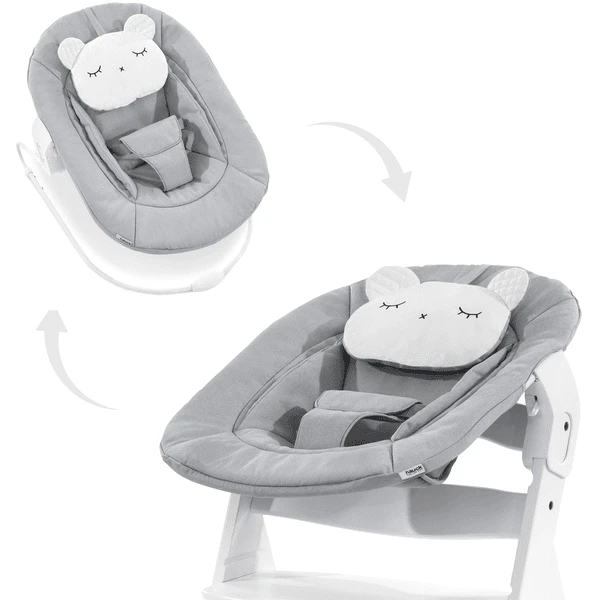 Hauck Babyaufsatz Alpha Bouncer 2in1 Pastel Bear Light Grey 1 Hauck Babyaufsatz Alpha Bouncer 2in1 Pastel Bear Light Grey