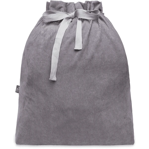 Jollein Bettaufbewahrungstasche Corduroy Strom Grey 1 Jollein Bettaufbewahrungstasche Corduroy Strom Grey