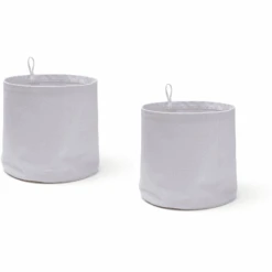 Kids Concept® Aufbewahrungsboxen Rund Aus Stoff, Lila