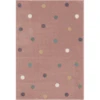 LIVONE Kinderteppich Happy Rugs Wheel Rosa/multi