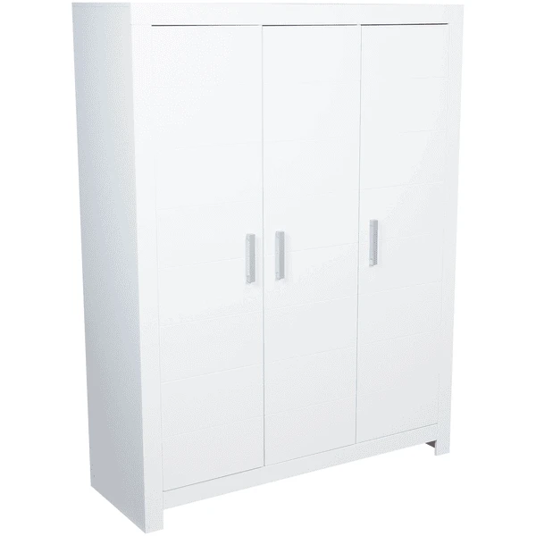 PAIDI Kleiderschrank Fiona 3-türig Griffe Matt 1 PAIDI Kleiderschrank Fiona 3-türig Griffe Matt