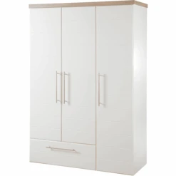 Roba Kleiderschrank Nele 3-türig Weiß