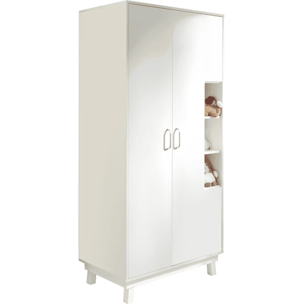 Roba Kleiderschrank Nordic Weiß 2-türig 1 Roba Kleiderschrank Nordic Weiß 2-türig